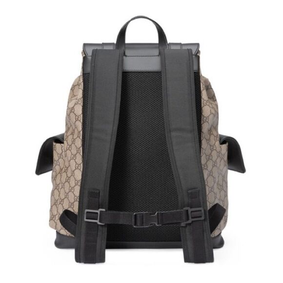 Men’s Gucci GG Supreme extra large backpack double buckle canvas new with tags - Picture 15 of 15